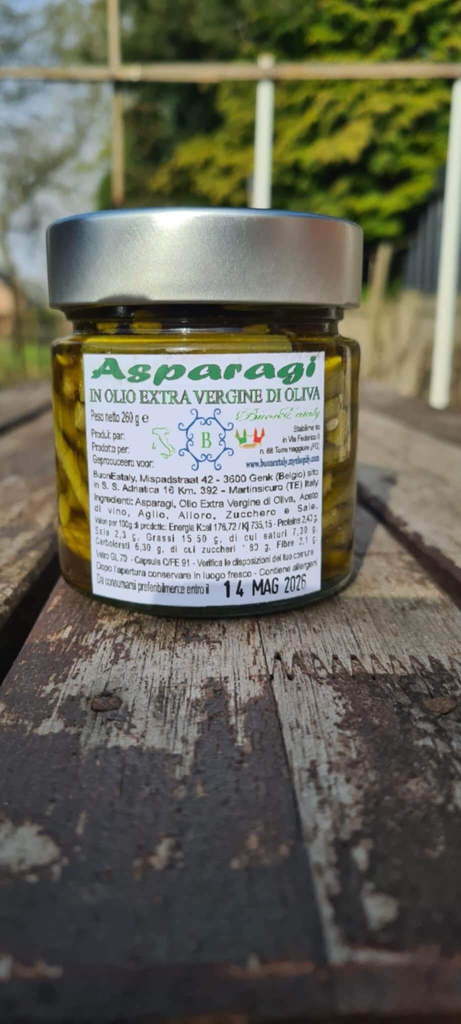 Asperges in extra vergine olijfolie