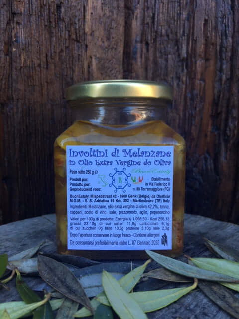 melanzane in extra vergine olijfolie