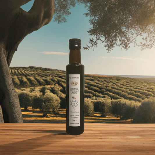 aromatische olijfolie extra vergine look