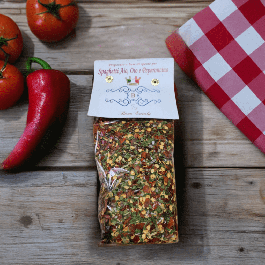 kruiden spaghetti aio oio peperoncino