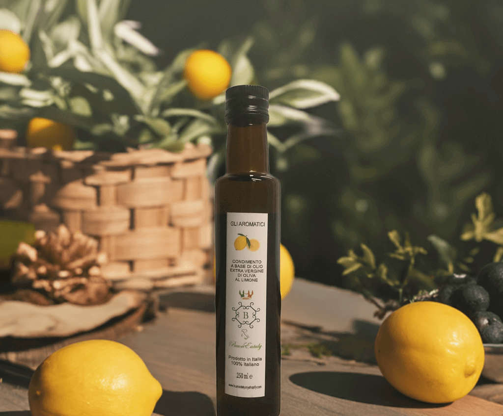 aromatische olijfolie extra vergine  met citroen